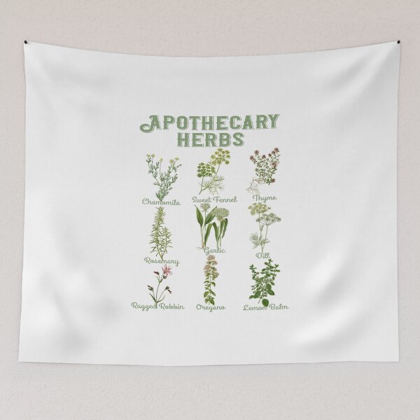Item preview, Apothecary Herbs Vintage Botanical Plants Cottagecore designed and sold by funnytshirtemp.