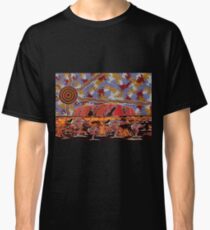 Uluru | Ayers Rock - Authentic Aboriginal Arts Classic T-Shirt