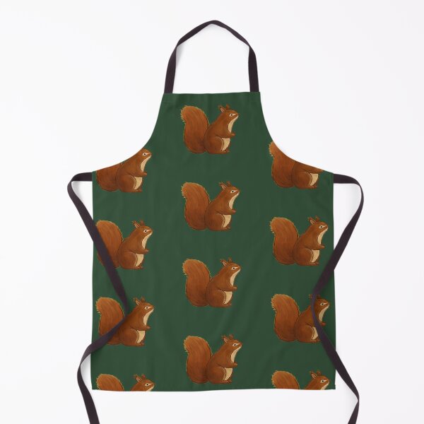 Item preview, Red squirrel - dark green designed and sold by Milanicole.
