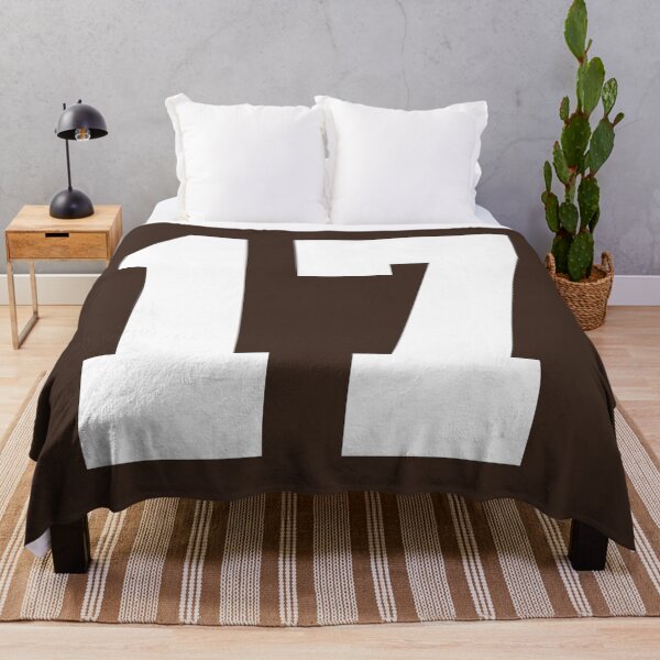 Aperçu de l'œuvre 17 Numéro Cleveland Sports Seventeen Maillot Marron créée et vendue par HelloFromAja.