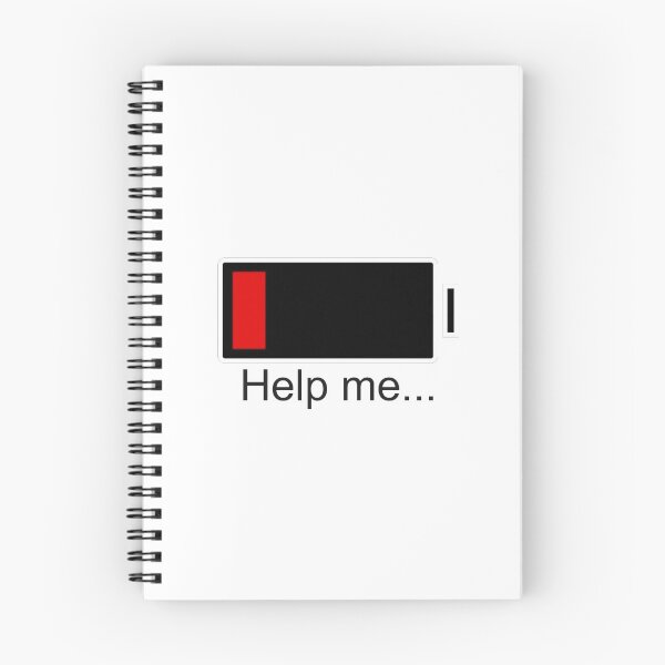 Item preview, Help me - Low Charge designed and sold by Swirlstache.