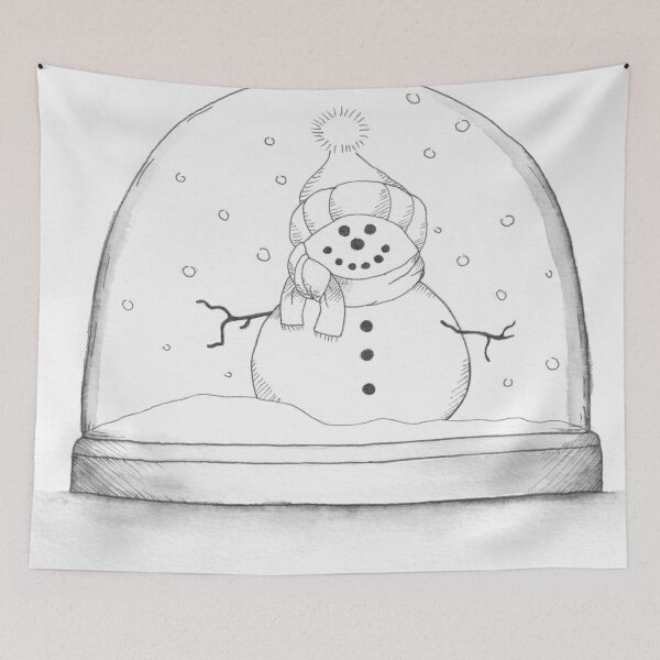 Item preview, Illustration snow globe designed and sold by Brushstroke23.