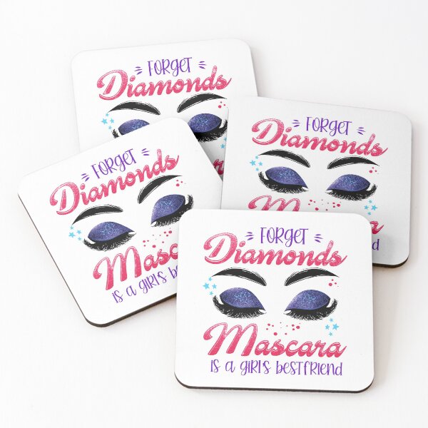 Item preview, Forget Diamonds Mascara Is My Best Friend - Be Bold Always designed and sold by styleofpop.