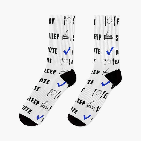 Item preview, Eat, Sleep, Vote - Blue  designed and sold by BusyMonkeys.