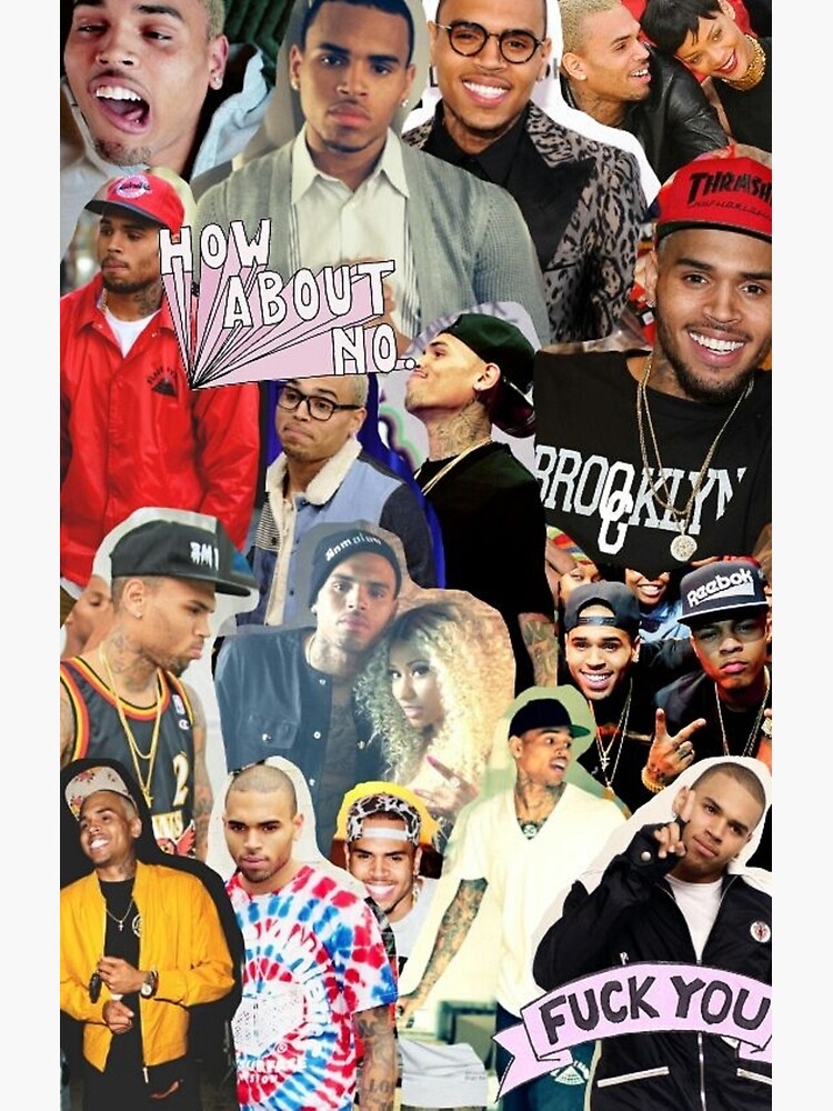 "chris brown" Poster by burbble88 | Redbubble