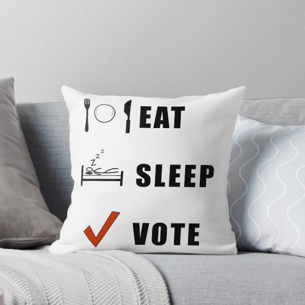 Item preview, Eat, Sleep, Vote - Red designed and sold by BusyMonkeys.