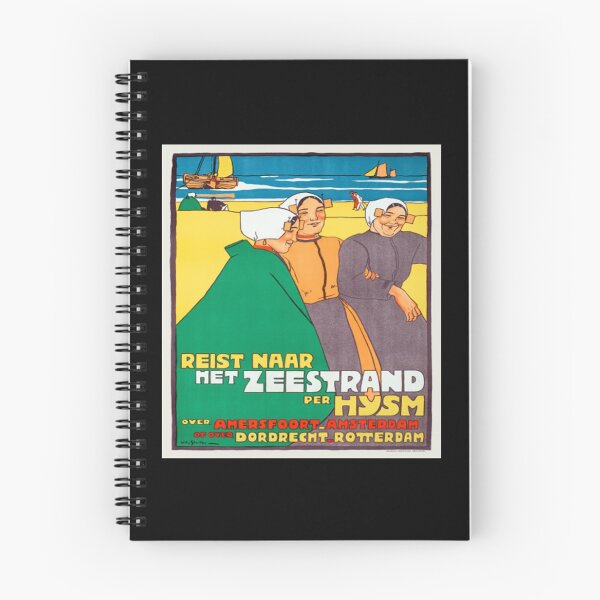 Item preview, Vintage T-Shirt Reist Naar Het Zeestrand Netherlands Vintage Wall Art designed and sold by hlesliedesign.