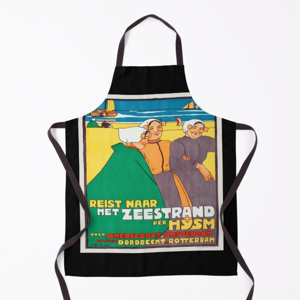 Item preview, Vintage T-Shirt Reist Naar Het Zeestrand Netherlands Vintage Wall Art designed and sold by hlesliedesign.