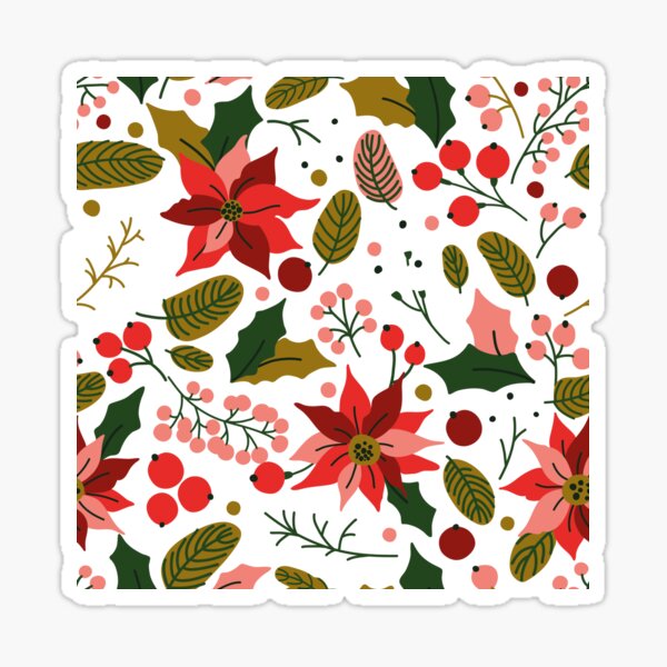 Poinsettia Wrapping Paper