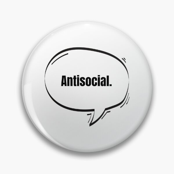 Artikelvorschau, Antisoziale textbasierte Sprachblase entworfen und verkauft von Nathalie Aynié.
