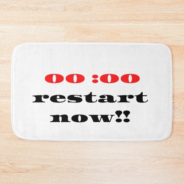 Item preview, it's zero o' clock restart noe designed and sold by Bubblegirl17.