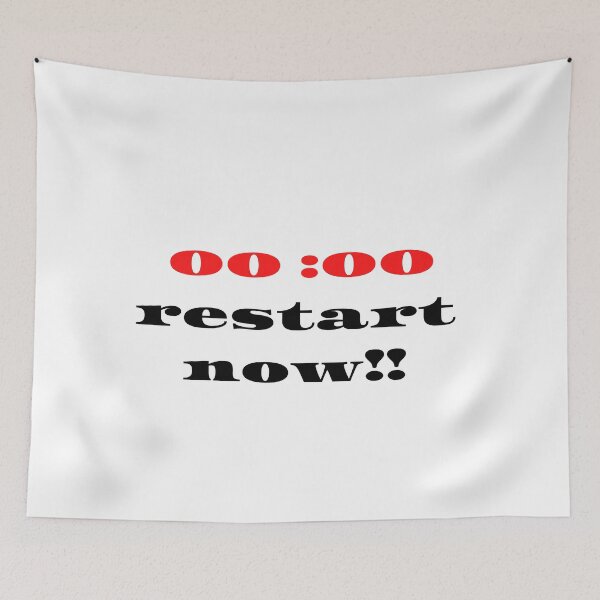 Item preview, it's zero o' clock restart noe designed and sold by Bubblegirl17.