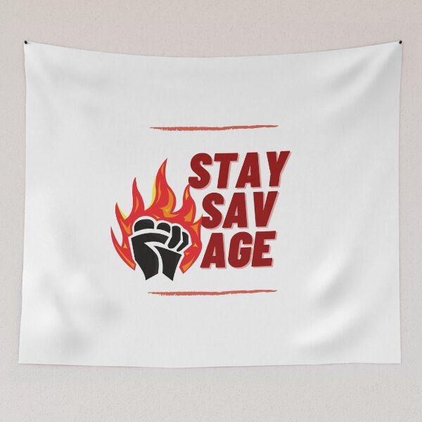 Item preview, Brave new world, stay savage designed and sold by FourNuns.