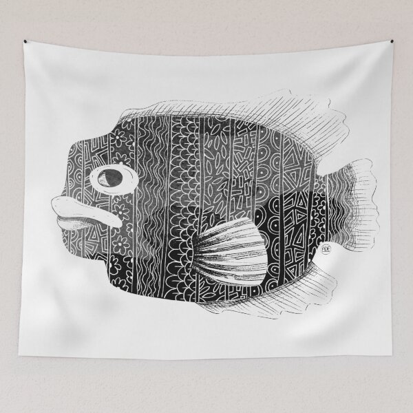 Item preview, Zig zag fish designed and sold by adeillustrator.