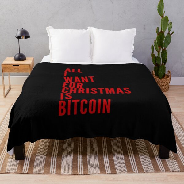 Item preview, All I want for christmas is Bitcoin designed and sold by Bouzdesigns.