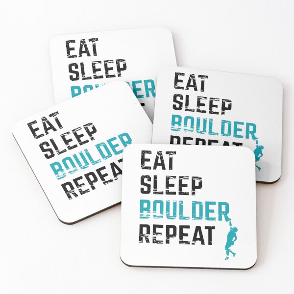 Item preview, Eat Sleep Boulder Repeat designed and sold by ProjecTees.