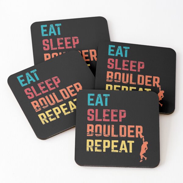 Item preview, Eat Sleep Boulder Repeat designed and sold by ProjecTees.