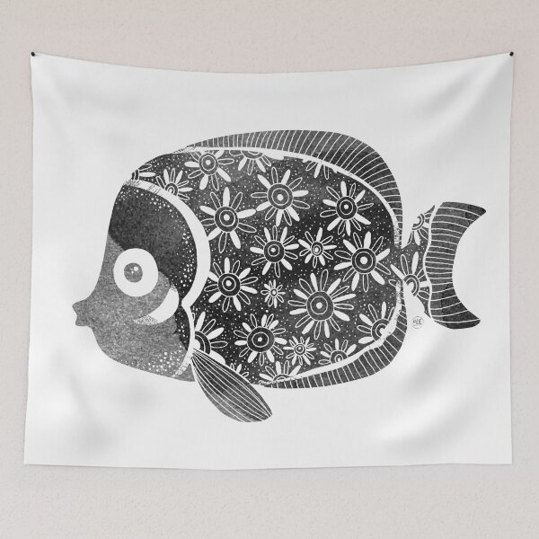Item preview, Flowers fish designed and sold by adeillustrator.