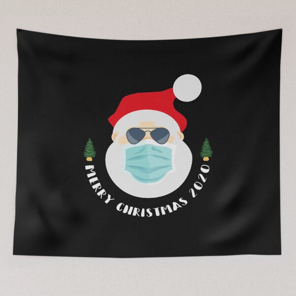 Item preview, HIPSTER SANTA CLAUS with Mask - Hipster Santa , Merry Christmas, Funny Christmas designed and sold by Beam8989.