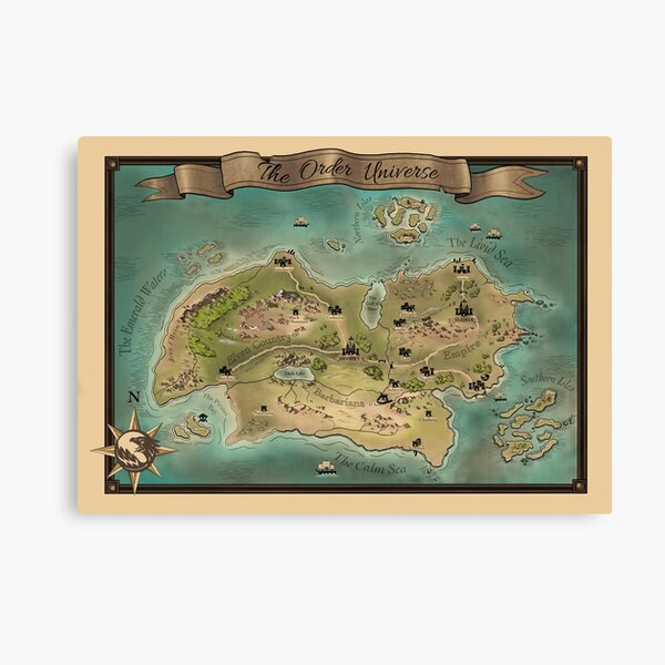 Item preview, Map of the Order Universe designed and sold by Kasia Bacon.