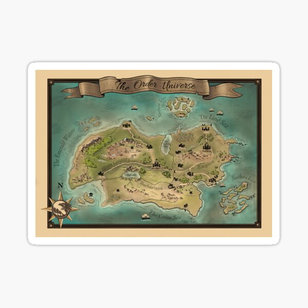 Item preview, Map of the Order Universe designed and sold by Kasia Bacon.