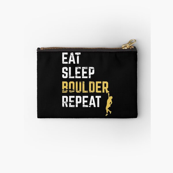 Artikelvorschau, Eat Sleep Boulder Repeat entworfen und verkauft von ProjecTees.