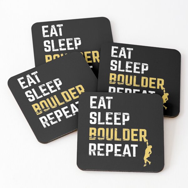Item preview, Eat Sleep Boulder Repeat designed and sold by ProjecTees.