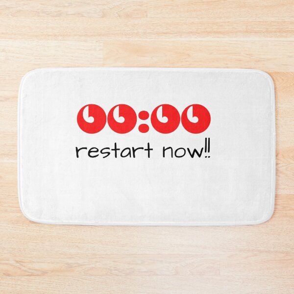 Item preview,  it's zero o' clock restart now designed and sold by Bubblegirl17.