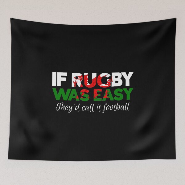 Artikelvorschau, Lustiges walisisches Rugby - Wales Rugby - Wenn Rugby einfach wäre, würden sie es Fußball nennen entworfen und verkauft von juvajay.
