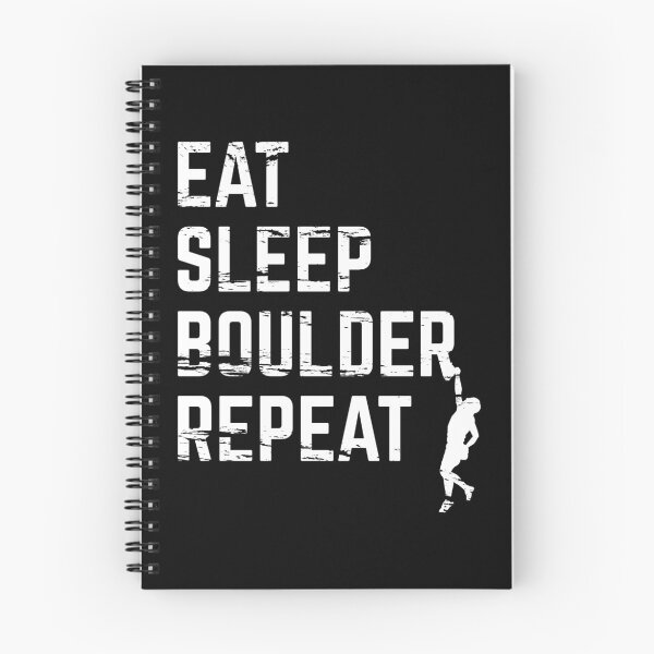Artikelvorschau, Eat Sleep Boulder Repeat entworfen und verkauft von ProjecTees.