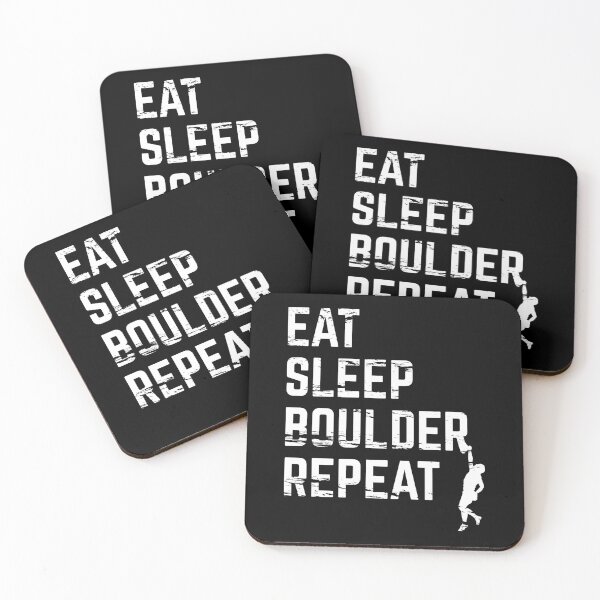 Item preview, Eat Sleep Boulder Repeat designed and sold by ProjecTees.