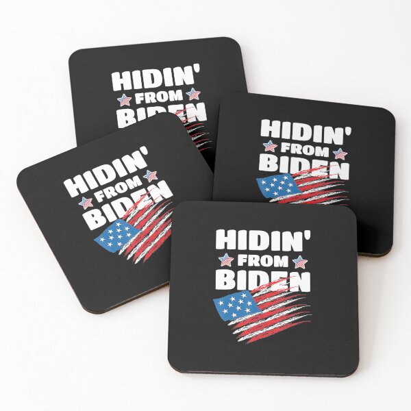 Item preview, Hiding from Biden USA Flag Trump 2020 Anti Joe Biden  designed and sold by Pratt3443.
