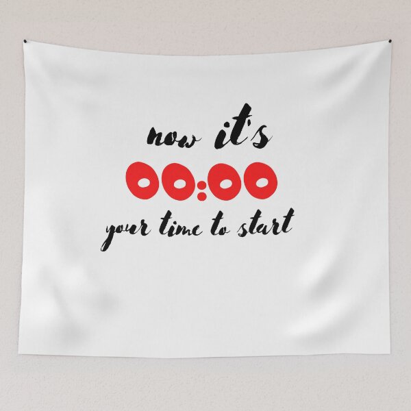Item preview,  now  it's zero o' clock your time to start designed and sold by Bubblegirl17.