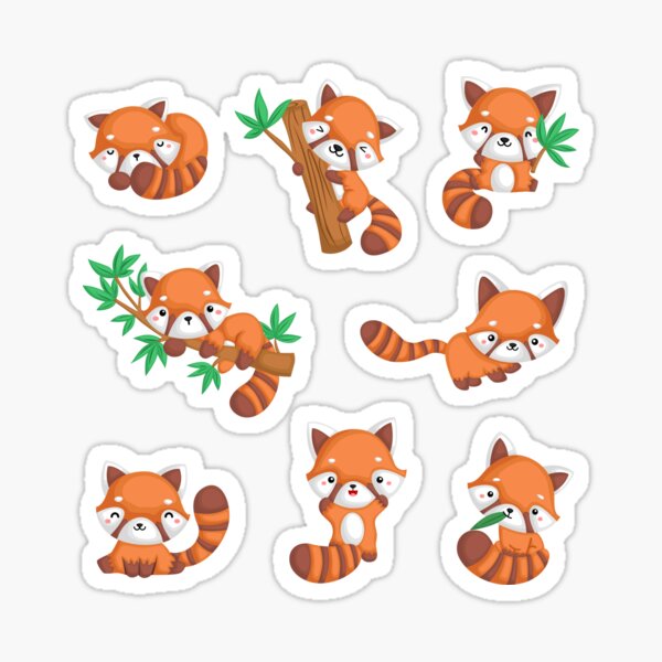 Red Panda Pattern\