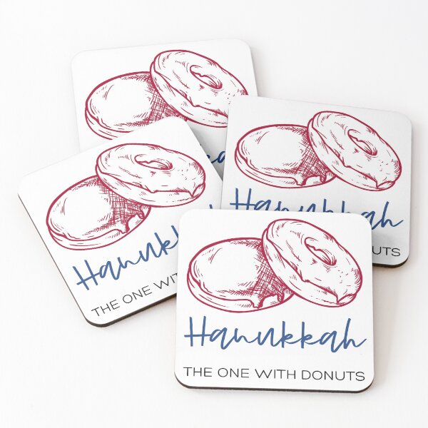 Item preview, Hanukkah - It's the One with Donuts! Funny Jewish Holidays designed and sold by Amber Dove Studio.
