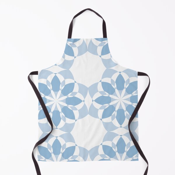 Item preview, Blue, modern, decorative, girly illustration in flower abstraction designed and sold by theendup.