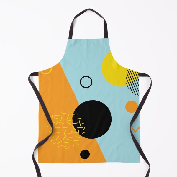 Item preview, Memphis, blue, orange, cool, hipster, trendy and urban geometric shapes designed and sold by theendup.