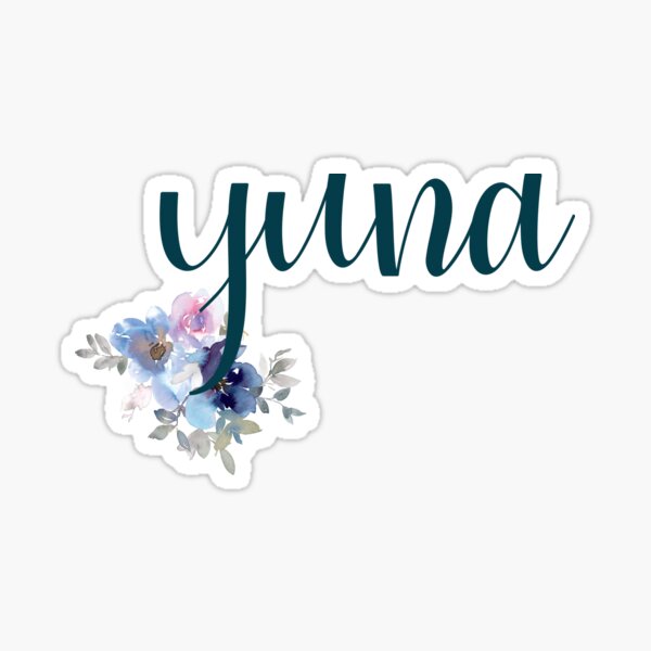 First Name Yuna Stickers for Sale | Redbubble