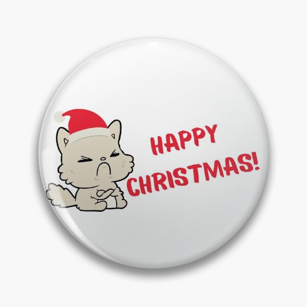 Item preview, 'Happy Christmas!' - Funny Cartoon Christmas Grumpy Cat designed and sold by PandaSoul.