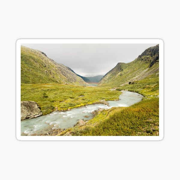 Mountains in Norway, Jotunheimen National Park Sticker