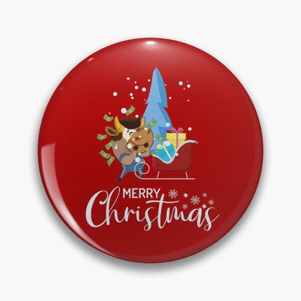 Item preview, Merry Christmas Ox Chinese Zodiac Animal Of The Year 2021 - Ox Near The Christmas Tree Cool Xmas New Year Gift designed and sold by FunnySunny T-Shirts.