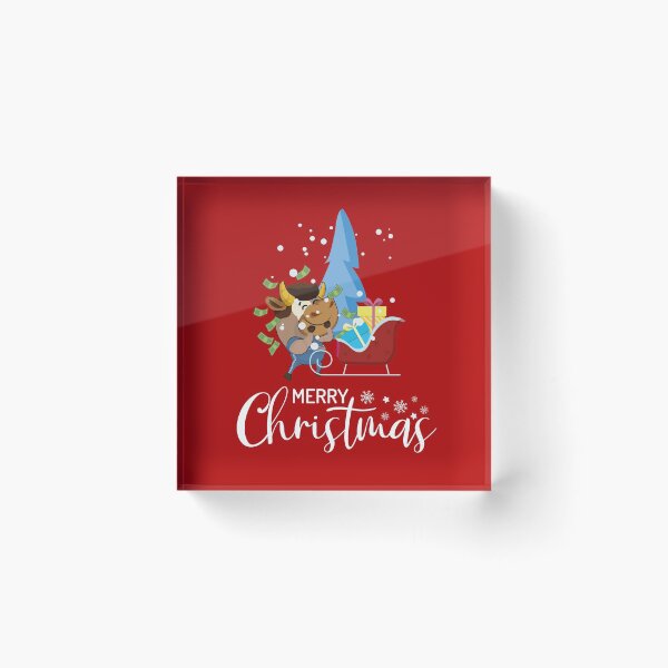 Item preview, Merry Christmas Ox Chinese Zodiac Animal Of The Year 2021 - Ox Near The Christmas Tree Cool Xmas New Year Gift designed and sold by FunnySunny T-Shirts.