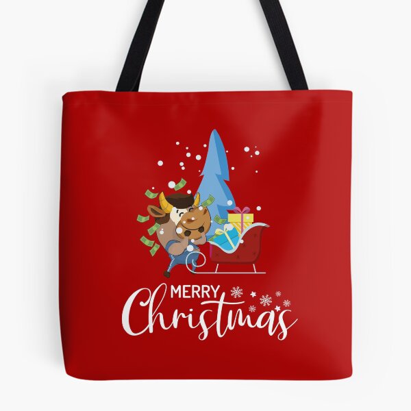 Item preview, Merry Christmas Ox Chinese Zodiac Animal Of The Year 2021 - Ox Near The Christmas Tree Cool Xmas New Year Gift designed and sold by FunnySunny T-Shirts.