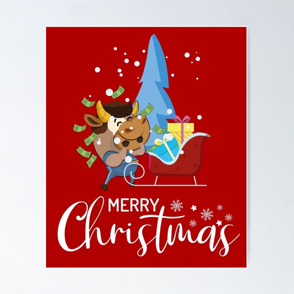 Item preview, Merry Christmas Ox Chinese Zodiac Animal Of The Year 2021 - Ox Near The Christmas Tree Cool Xmas New Year Gift designed and sold by FunnySunny T-Shirts.