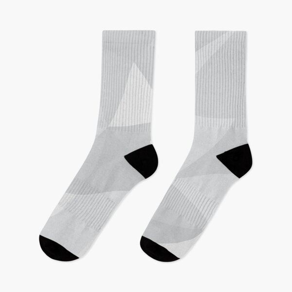 Item preview, Light grey/white, cool, modern, simple, trendy, futuristic illustration with triangle shapes designed and sold by theendup.