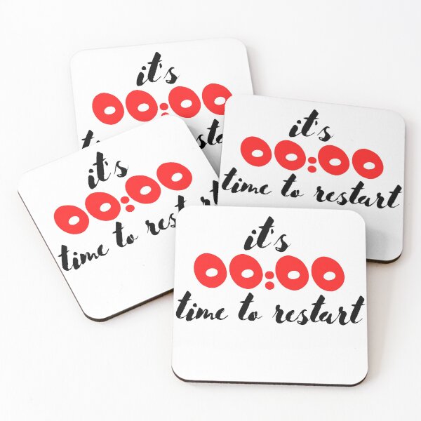 Item preview,  it's zero o' clock time to restart  designed and sold by Bubblegirl17.