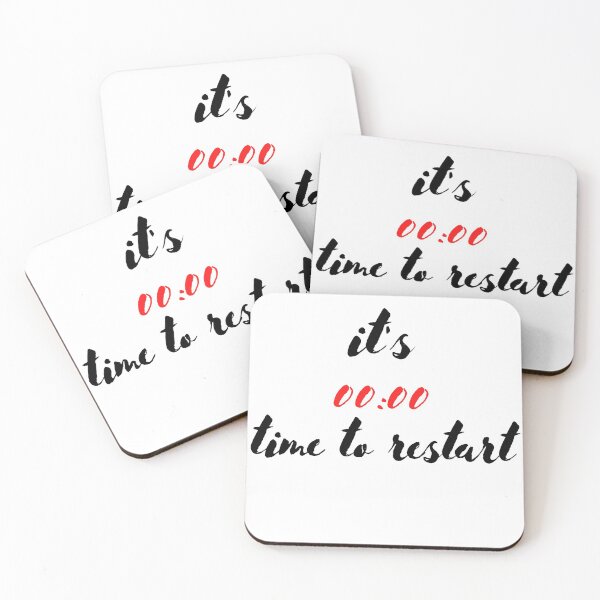 Item preview,  it's zero o' clock time to restart  designed and sold by Bubblegirl17.