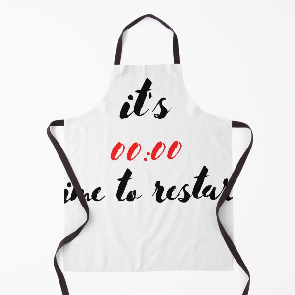 Item preview, it's zero o' clock time to restart designed and sold by Bubblegirl17.
