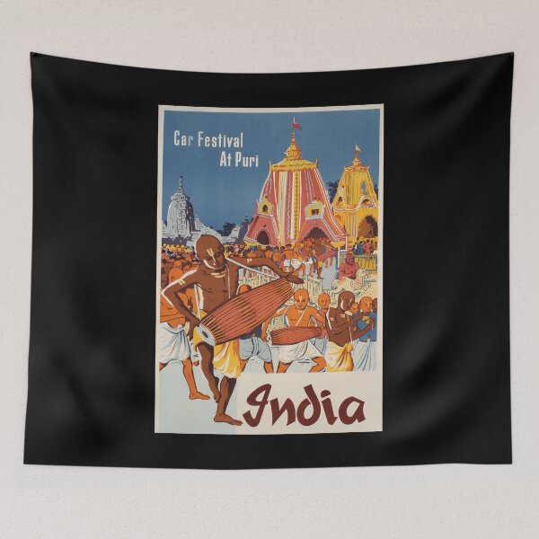 Item preview, retro Puri India designed and sold by CorasPosters.