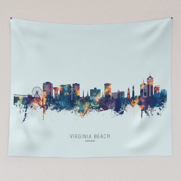 Item preview, Virginia Beach Virginia Skyline designed and sold by ArtPrints.